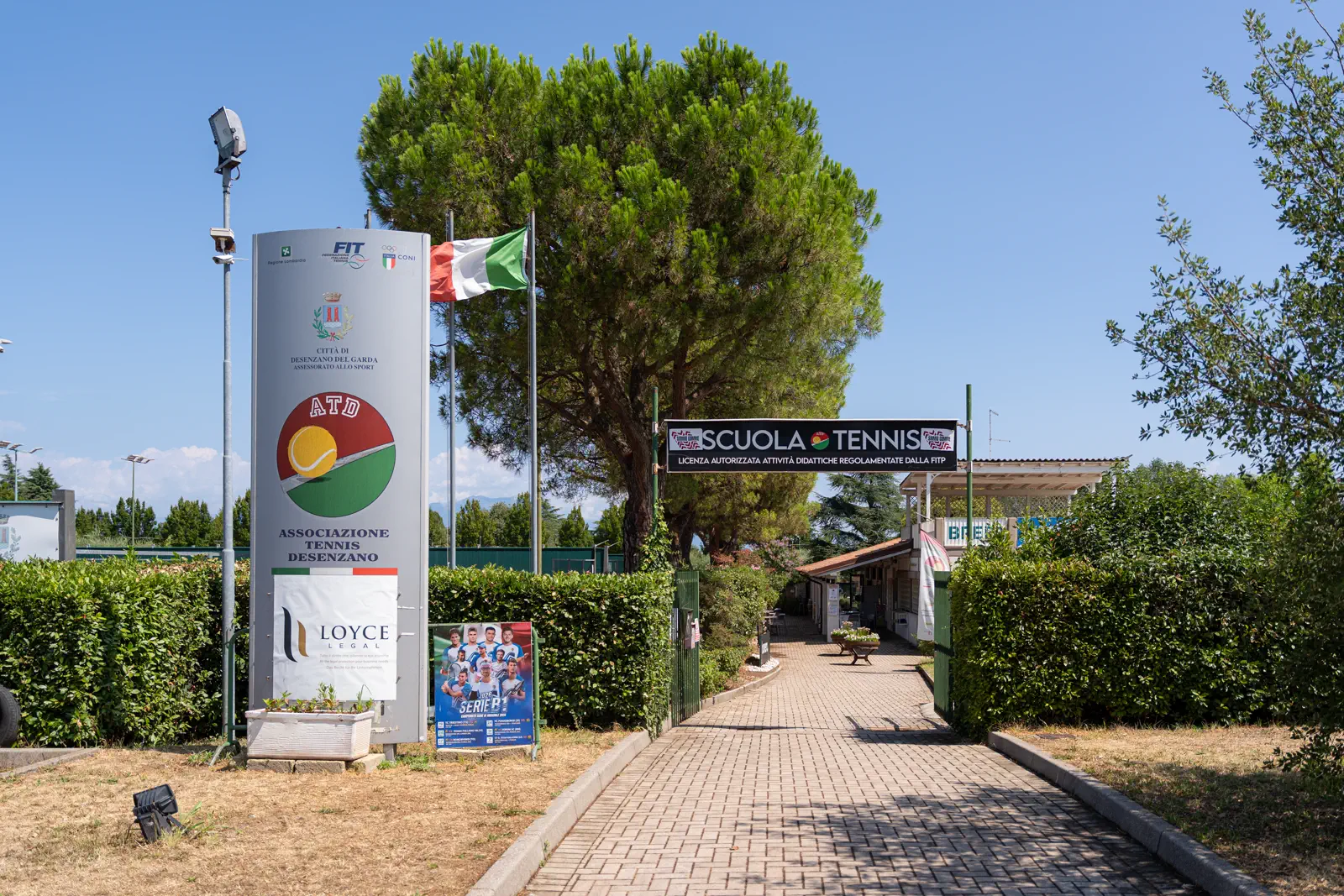 Ingresso dell'Associazione Tennis Desenzano