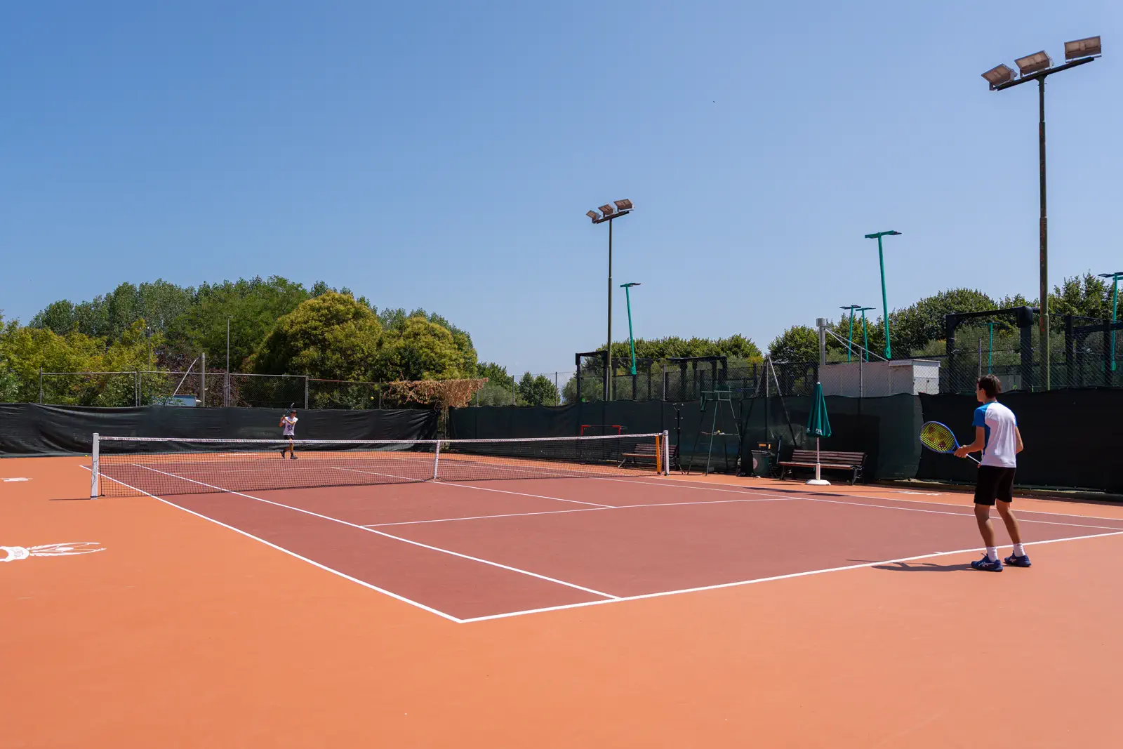 Vista aerea del circolo tennis 4